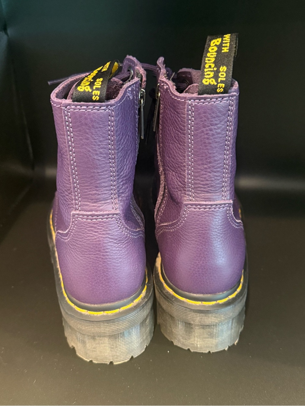 Doc Martens JADON III Pisa Leather Platform Boots - Picture 3 of 10